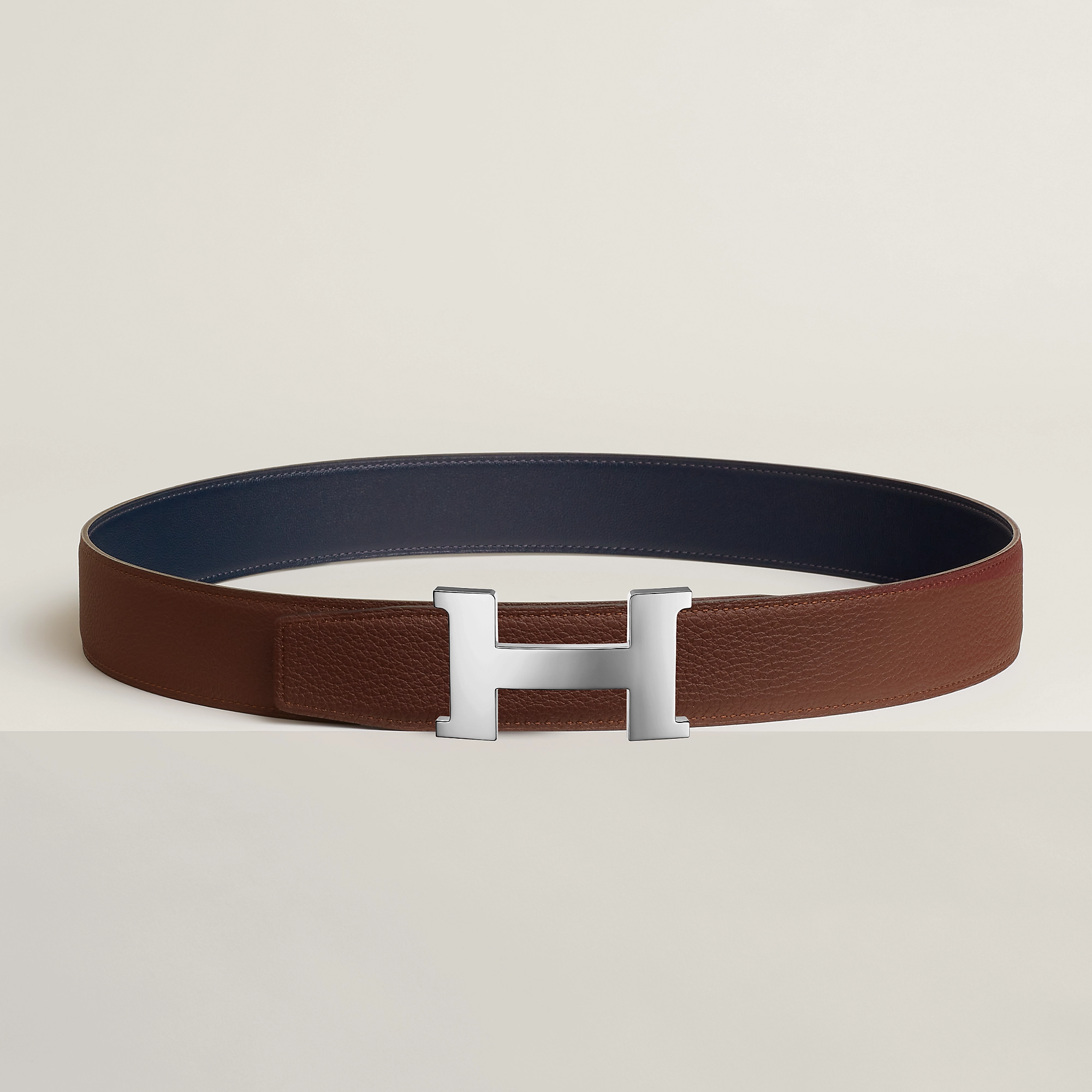 Constance Belt Buckle & Reversible Leather Strap 38 mm