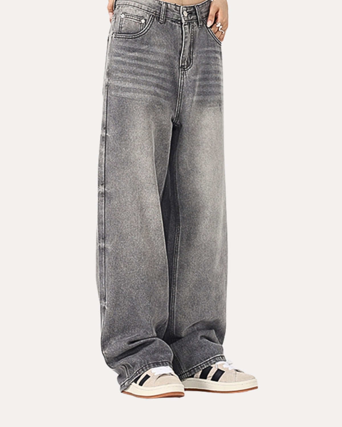 Grayflow Wide Leg Jeans