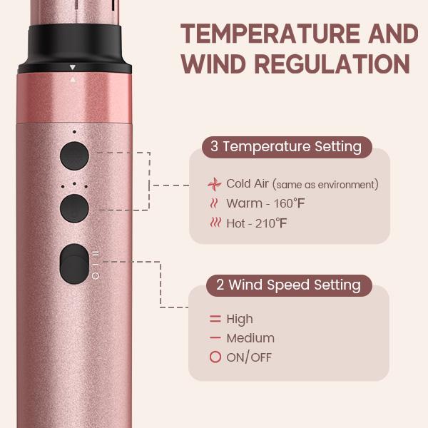 5 in 1 Air Styler Automatic Hair Curling Iron with Detachable Brush Head