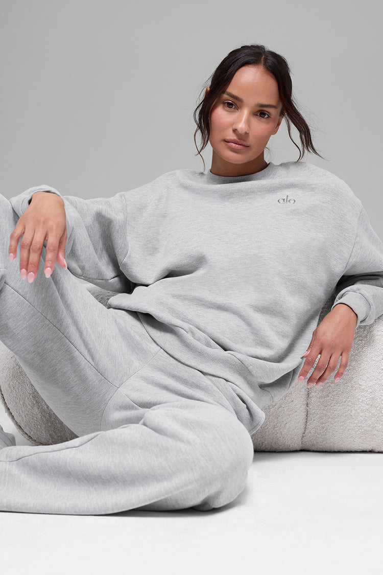 Accolade Straight Leg Sweatpant & Neck Pullover Set