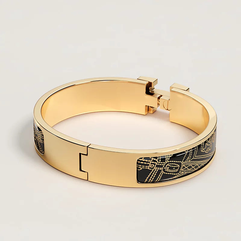 Click H Gala Brides Applique Bracelet Pin